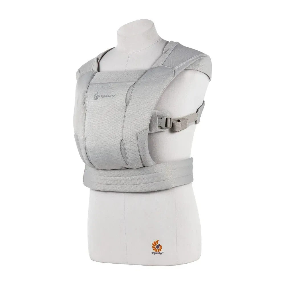 [10 year local warranty] Ergobaby Embrace Soft Air Mesh Newborn Baby Carrier - Soft Grey