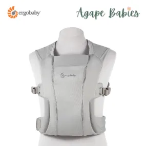 [10 year local warranty] Ergobaby Embrace Soft Air Mesh Newborn Baby Carrier - Soft Grey