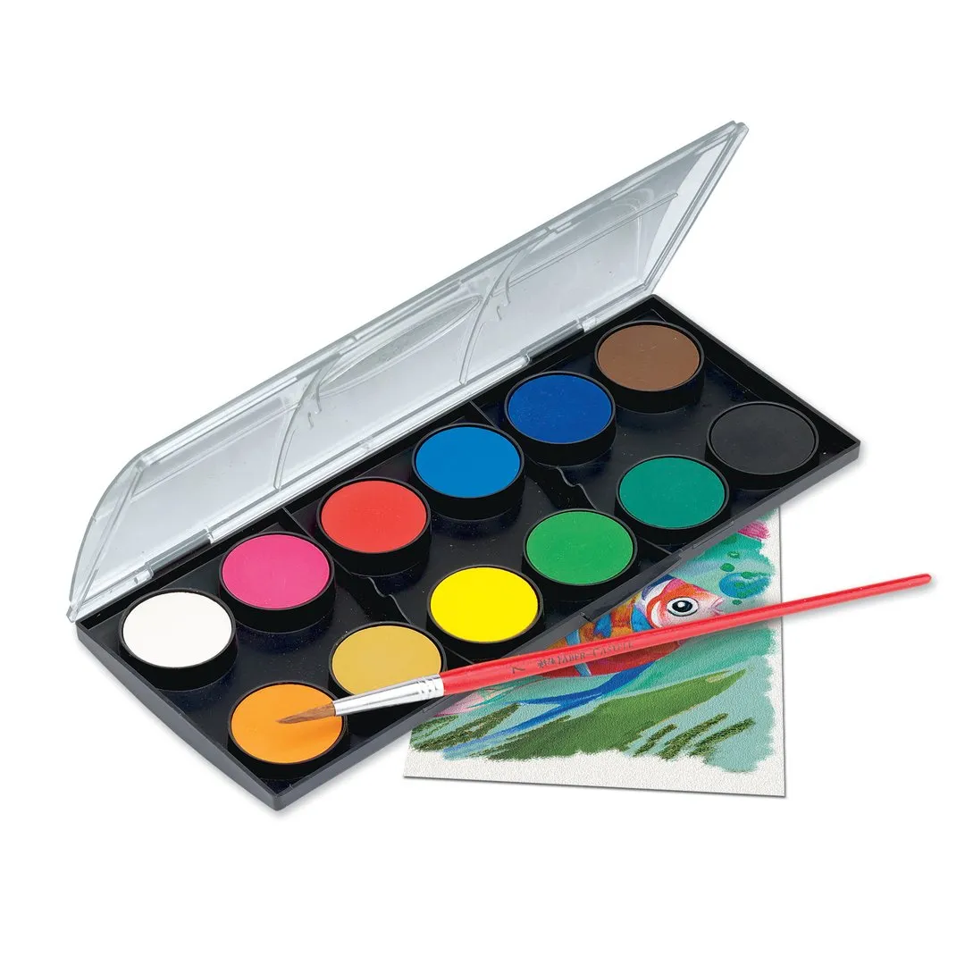 12 Count Watercolor Paint Set