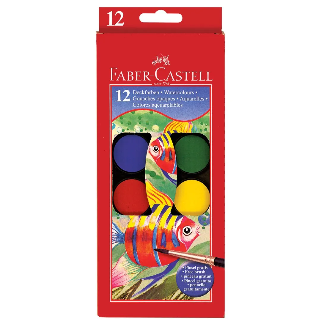 12 Count Watercolor Paint Set