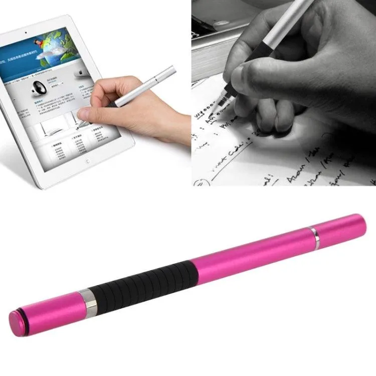 2-in-1 Capacitive Stylus & Ballpoint Pen for iPhone, iPad, and Touchscreen Devices