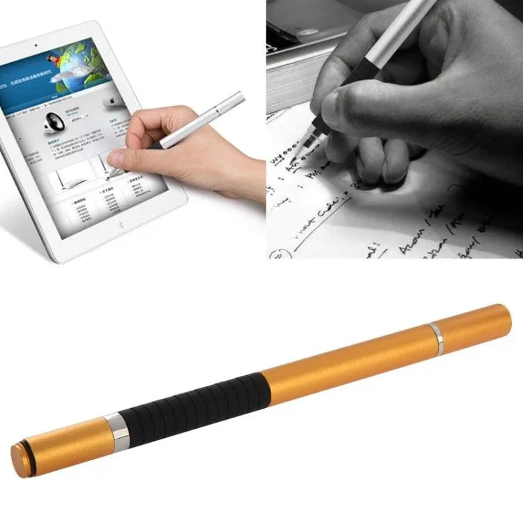 2-in-1 Capacitive Stylus & Ballpoint Pen for iPhone, iPad, and Touchscreen Devices