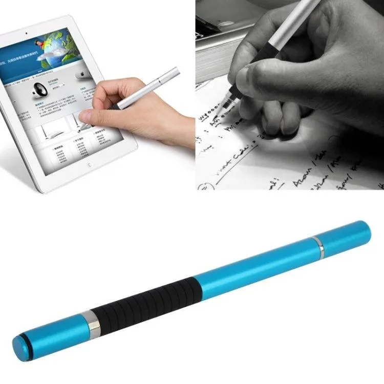 2-in-1 Capacitive Stylus & Ballpoint Pen for iPhone, iPad, and Touchscreen Devices