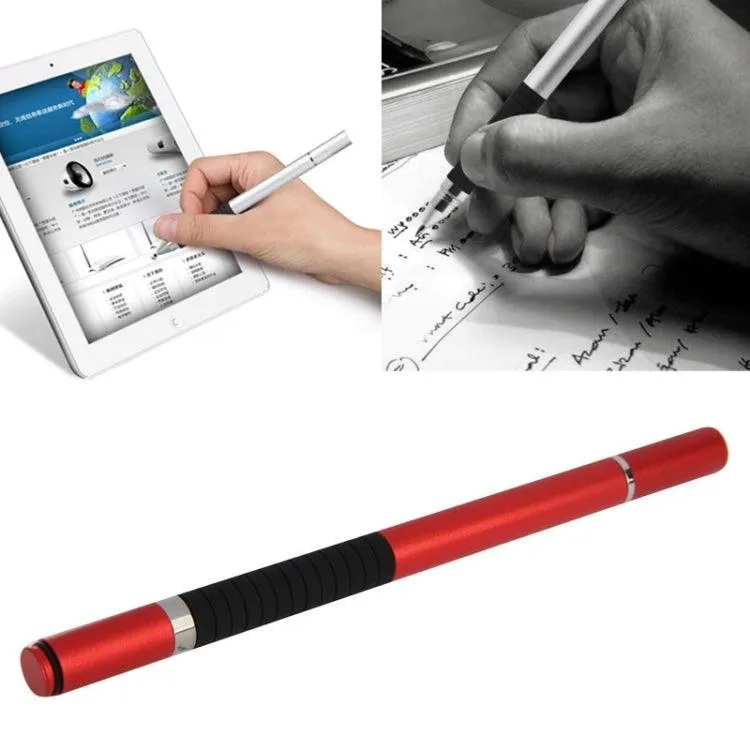 2-in-1 Capacitive Stylus & Ballpoint Pen for iPhone, iPad, and Touchscreen Devices