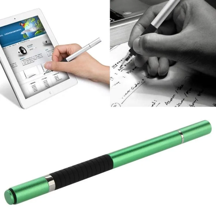 2-in-1 Capacitive Stylus & Ballpoint Pen for iPhone, iPad, and Touchscreen Devices