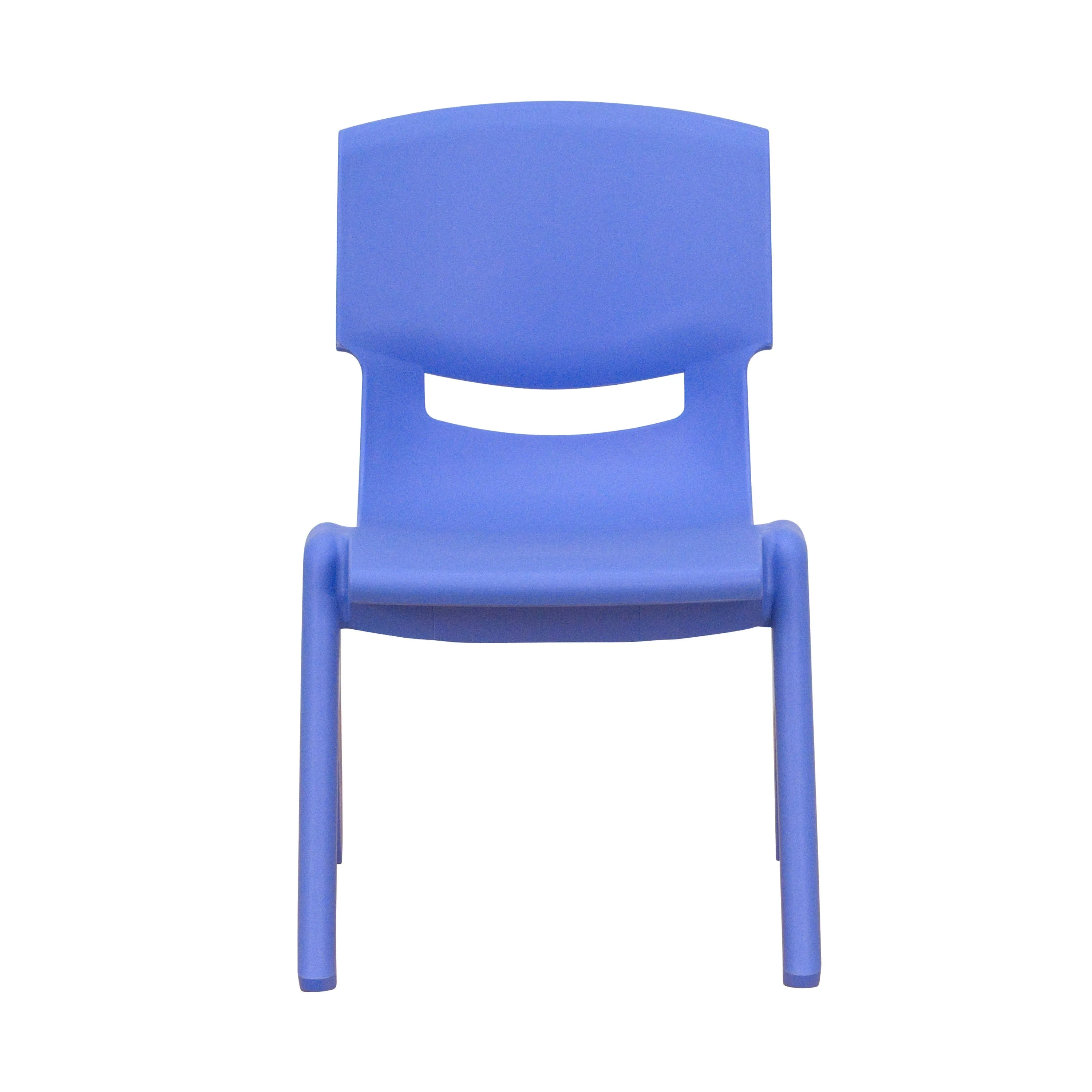 2 Pack Plastic Stackable School Chair with 10.5" Seat Height