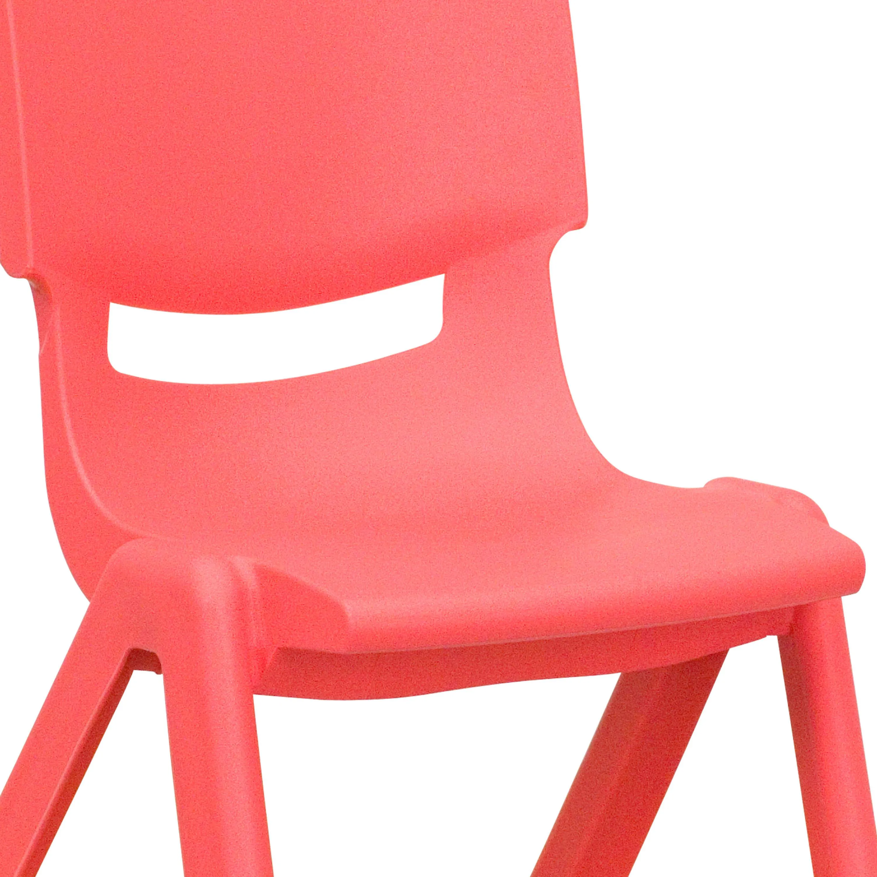 2 Pack Plastic Stackable School Chair with 10.5" Seat Height