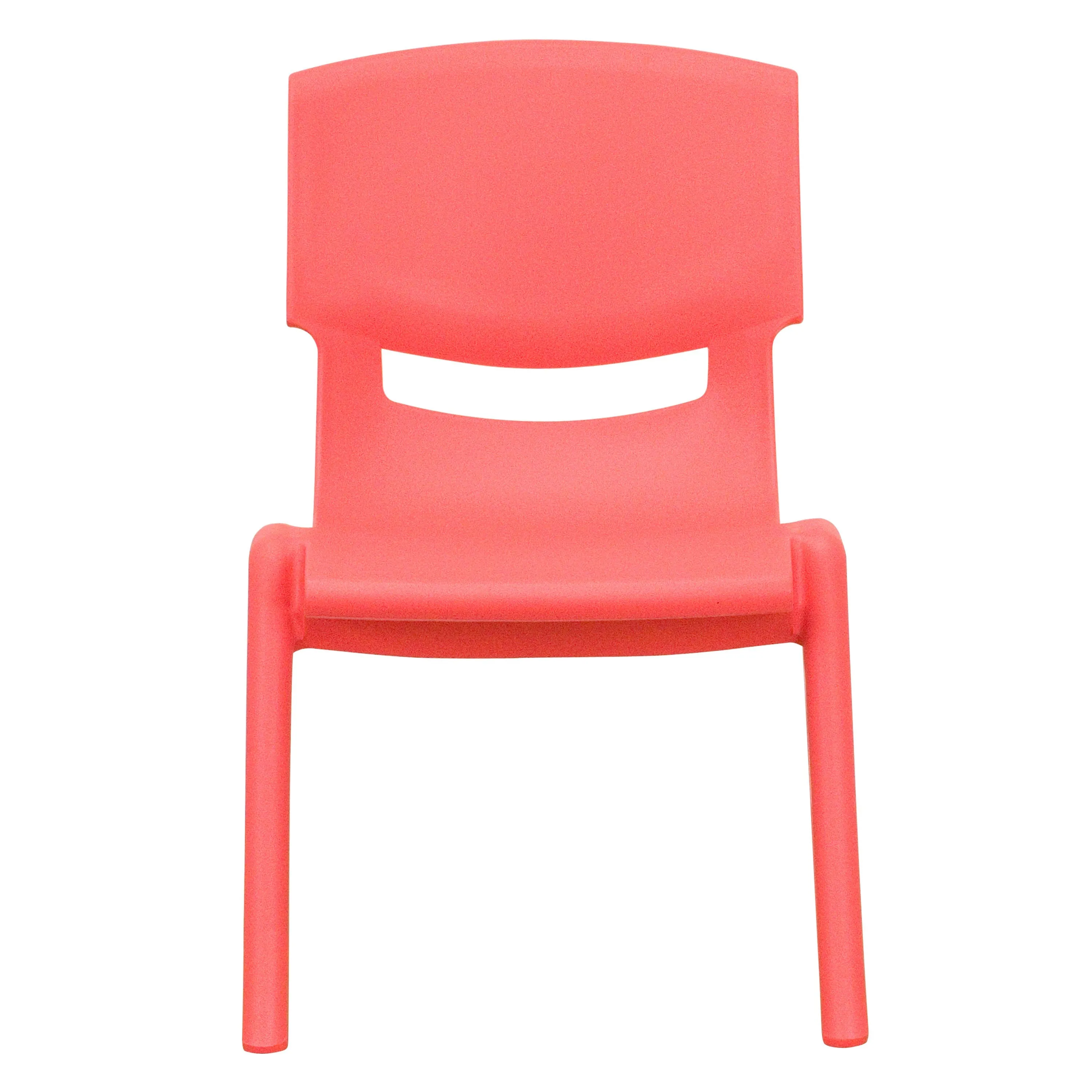 2 Pack Plastic Stackable School Chair with 10.5" Seat Height