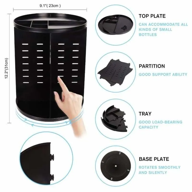 360 Degree Makeup Organizer