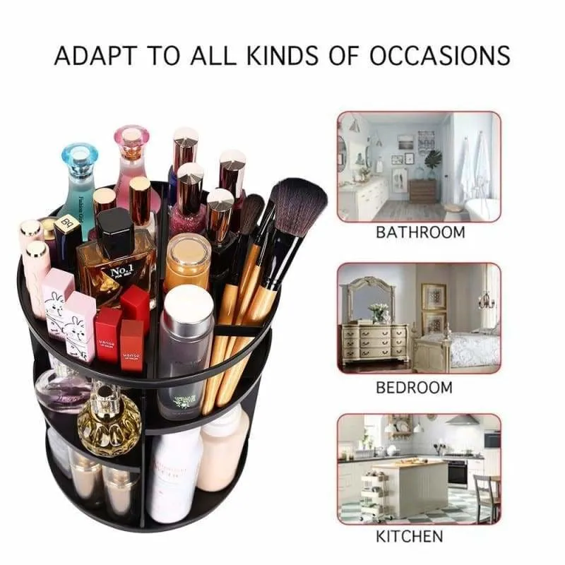 360 Degree Makeup Organizer