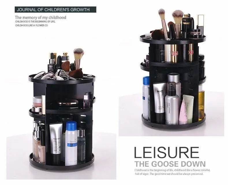 360 Degree Makeup Organizer