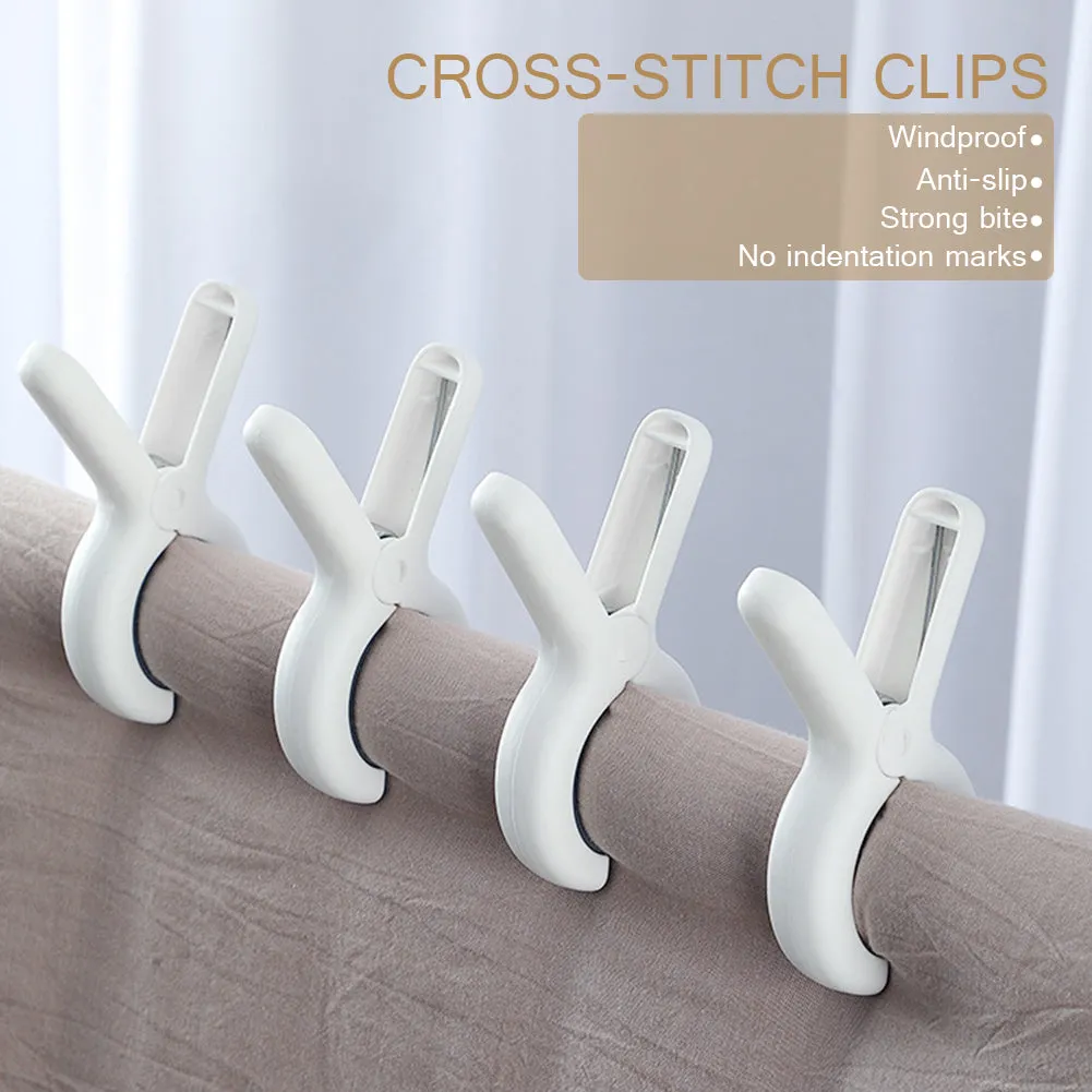 3pcs Plastic Cross Stitch Embroidery Clips Painting Fixing Clamp Fixed Tool