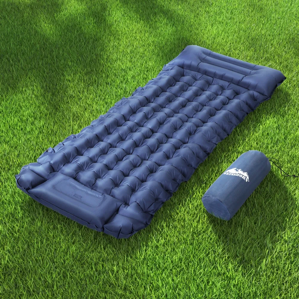 9cm Self-Inflating Camping Mattress with Pillow Weisshorn