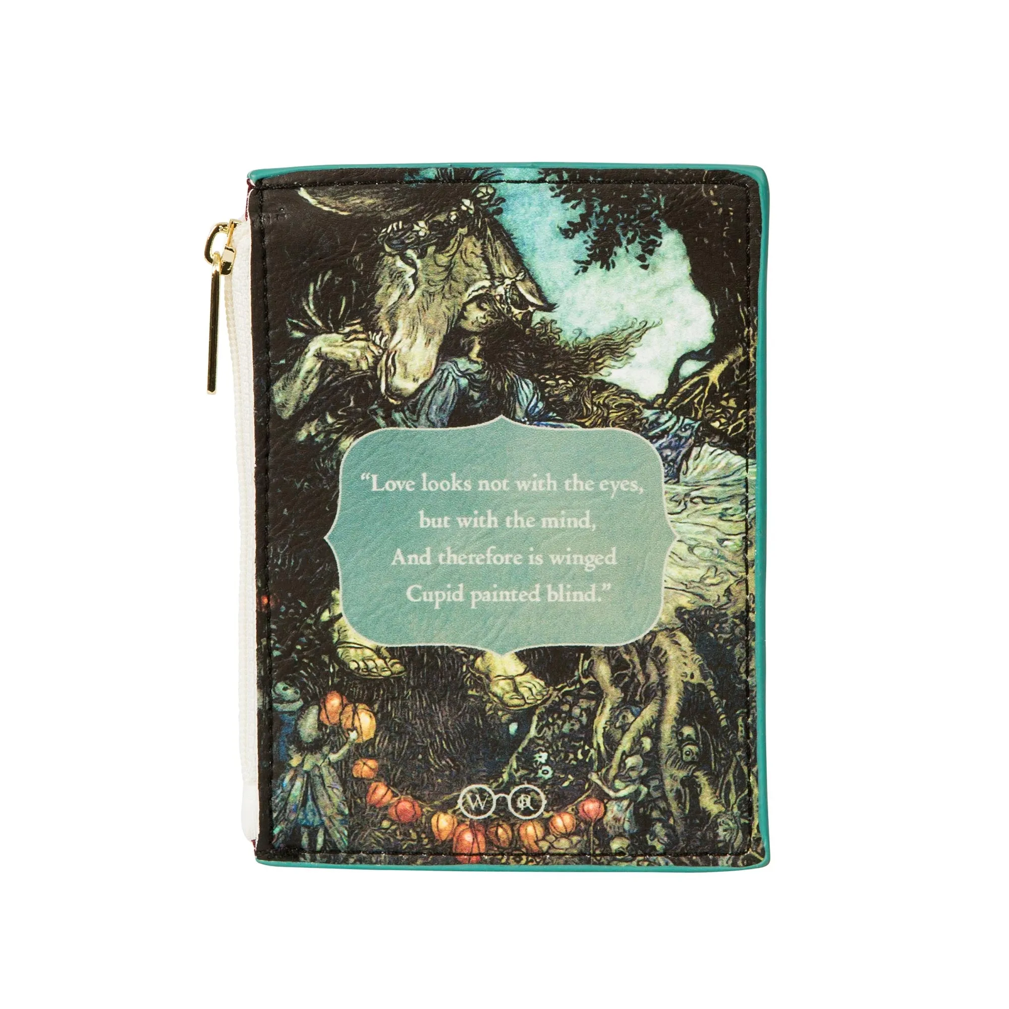 A Midsummer Nights Dream Green Book Coin Purse Wallet