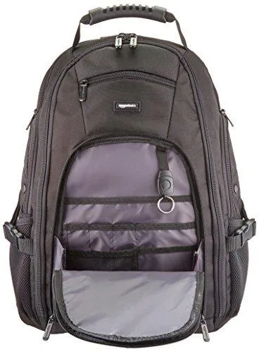 AmazonBasics Adventure Backpack - Fits Up To 17-Inch Laptops