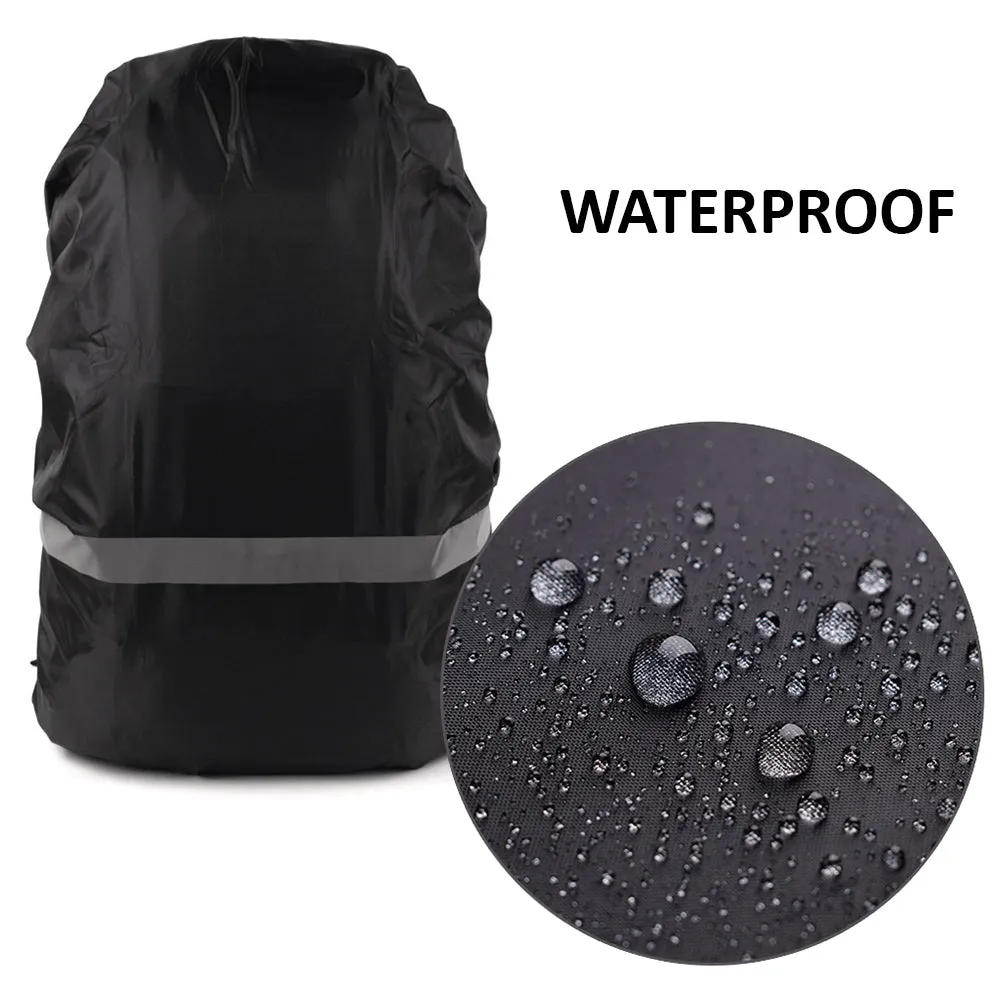 AMZER Reflective Light Waterproof Dustproof Backpack Rain Cover Portable Ultralight Shoulder Bag Protect Cover