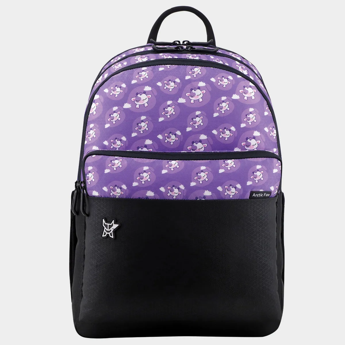 Arctic Fox School Bag and Kids Backpack for Girls and Boys Silly Calf Lavender