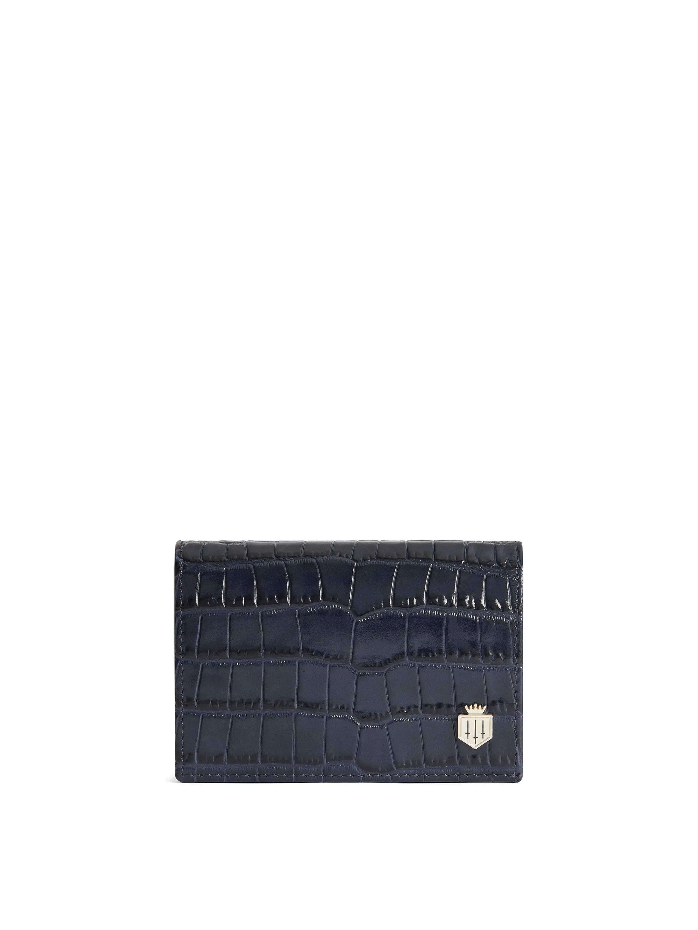 Ashwell Purse - High Shine Navy Croc