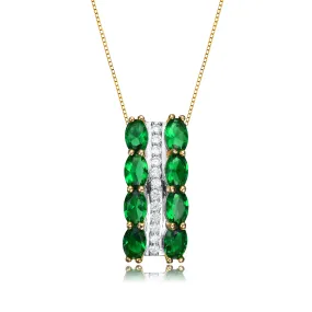 Aurore Vertical Pendant Necklace