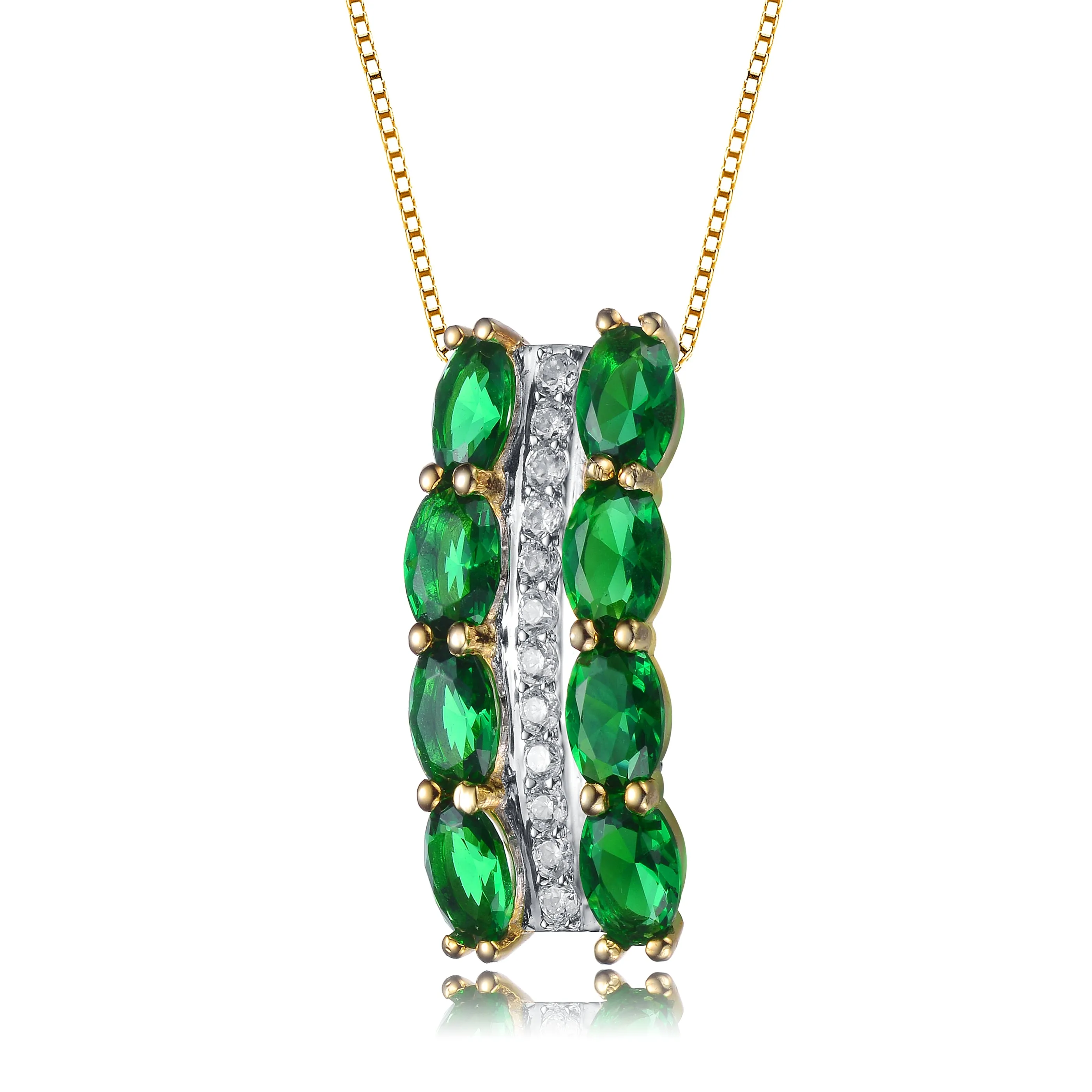 Aurore Vertical Pendant Necklace