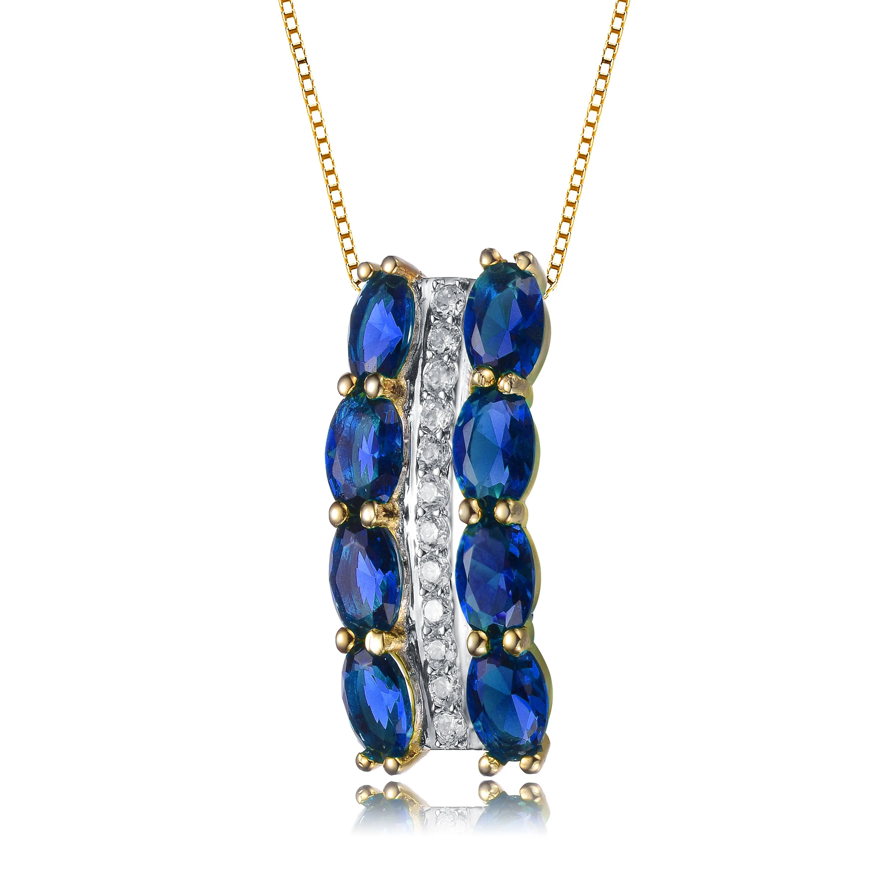 Aurore Vertical Pendant Necklace