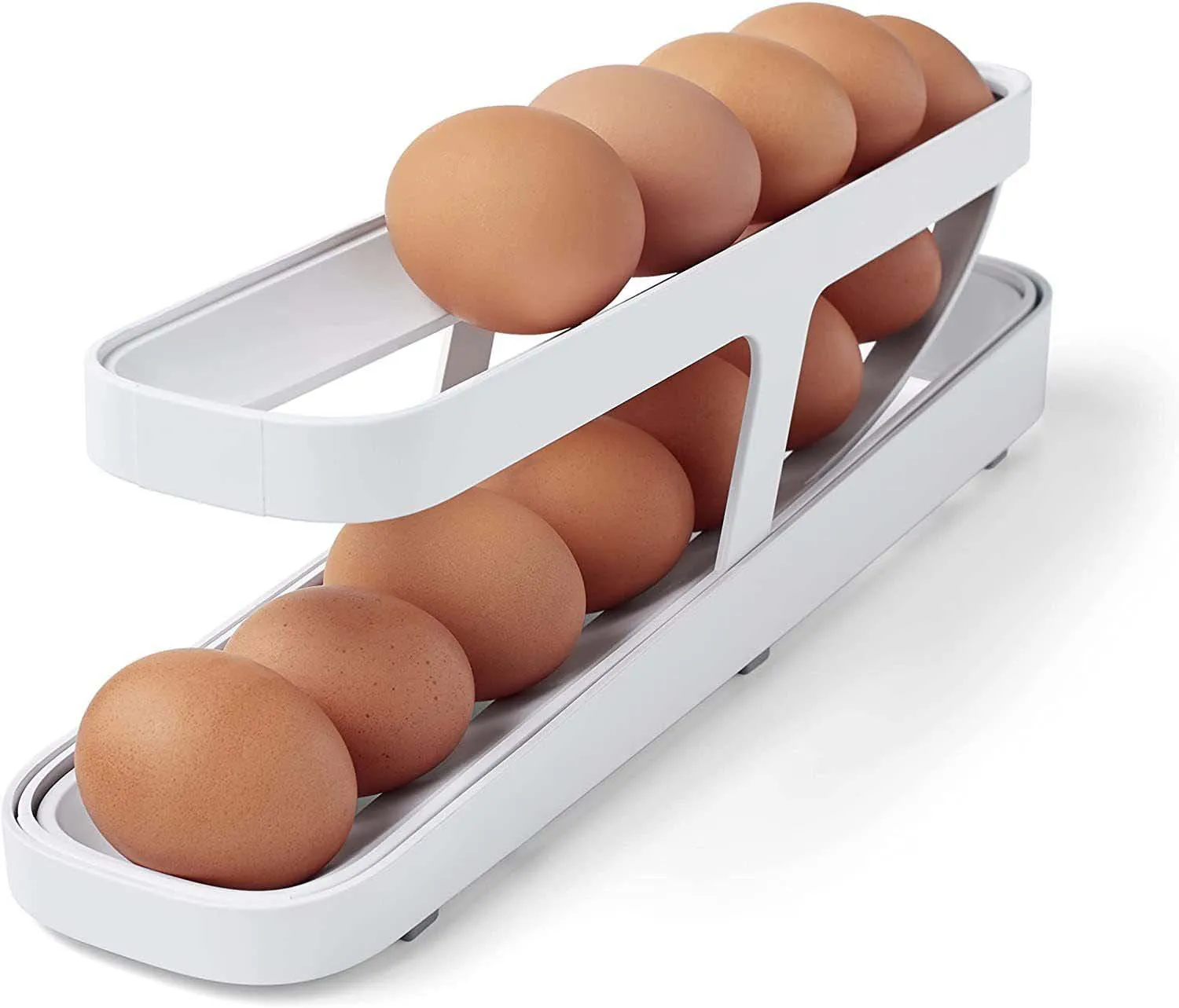 Automatic Scrolling Egg Rack Holder Storage Box Egg Basket