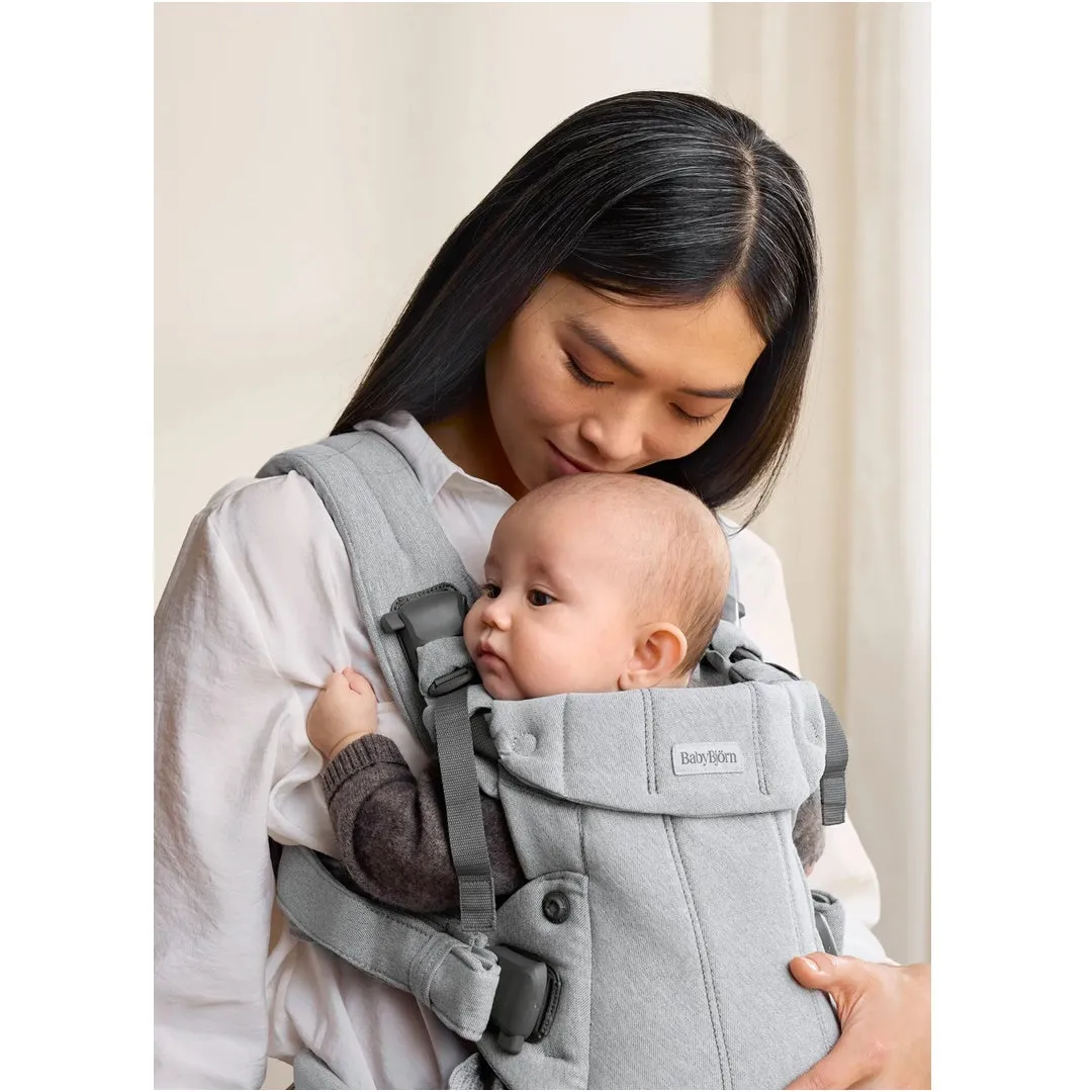 BabyBjörn Baby Carrier Harmony Woven Melange - Light Gray