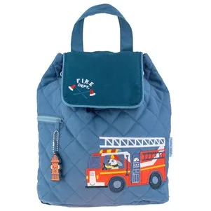 Back Pack Quilted Kids Firetruck SJ-1001-11B