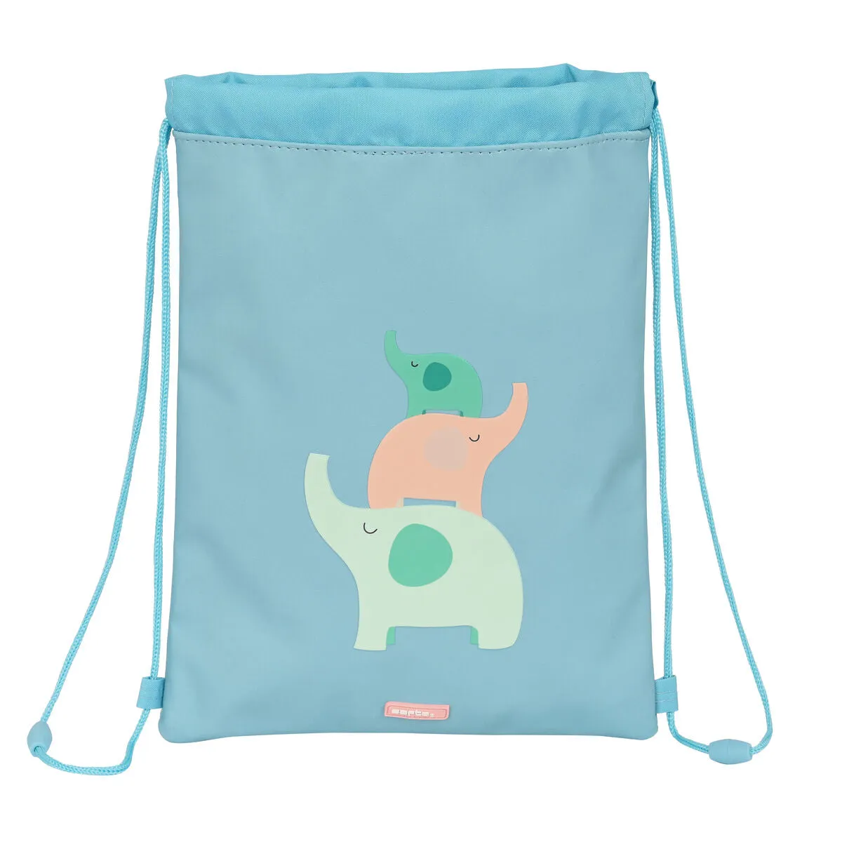 Backpack with Strings Safta Elefantes Green