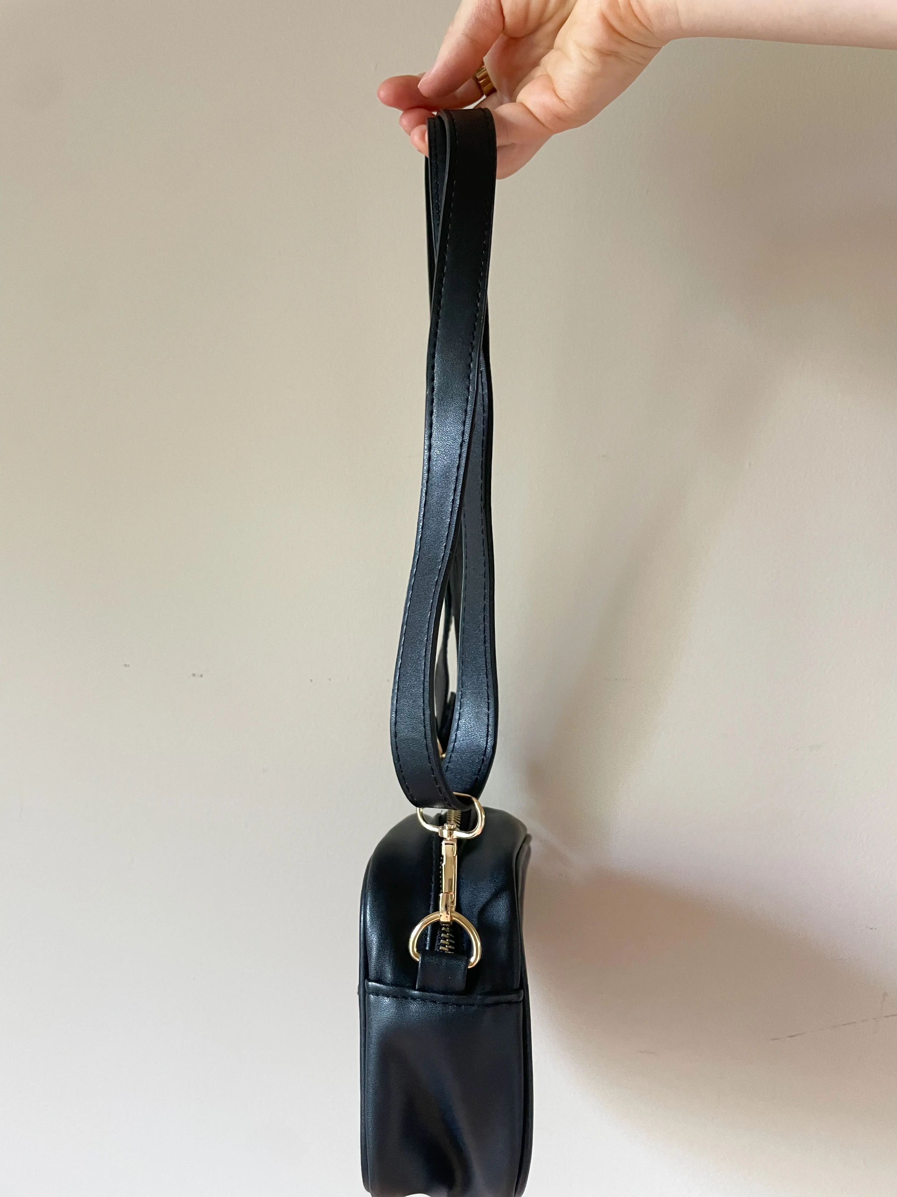 Black Leopard Gold Zipper 3-in-1 Purse