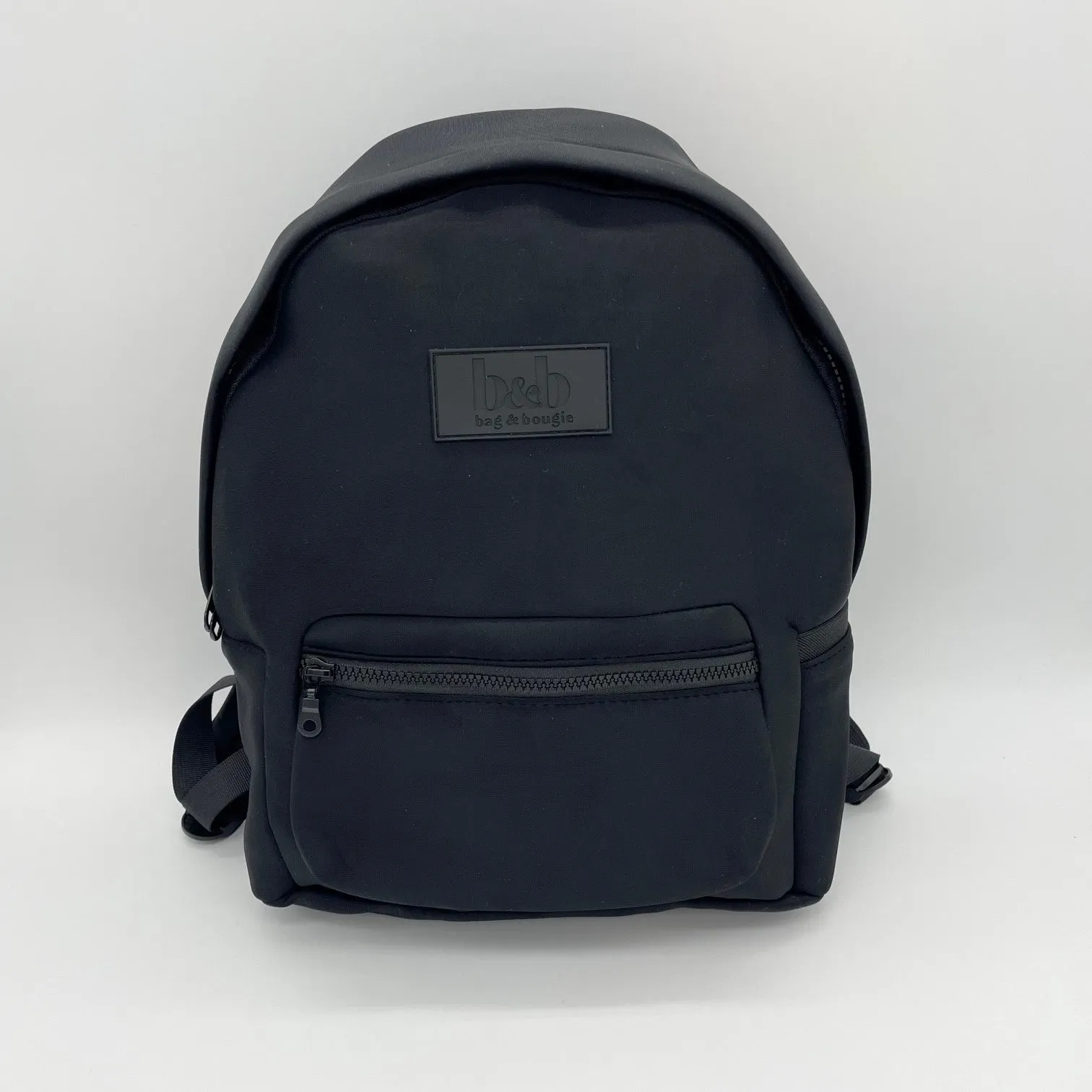 Black Neoprene Backpack