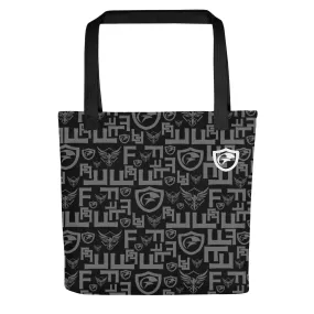 Black Pattern Tote bag