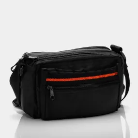 Black with Red Stripe Instant Camera Bag