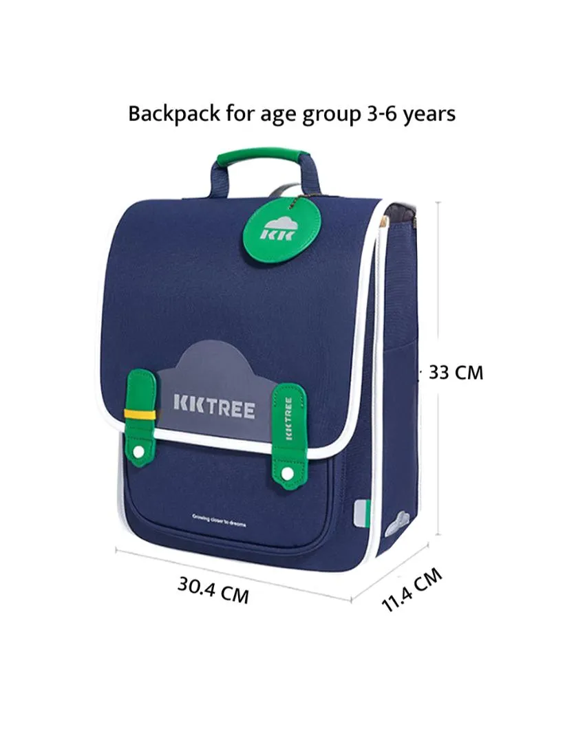 Blue Rectangle Style Kid's Backpack