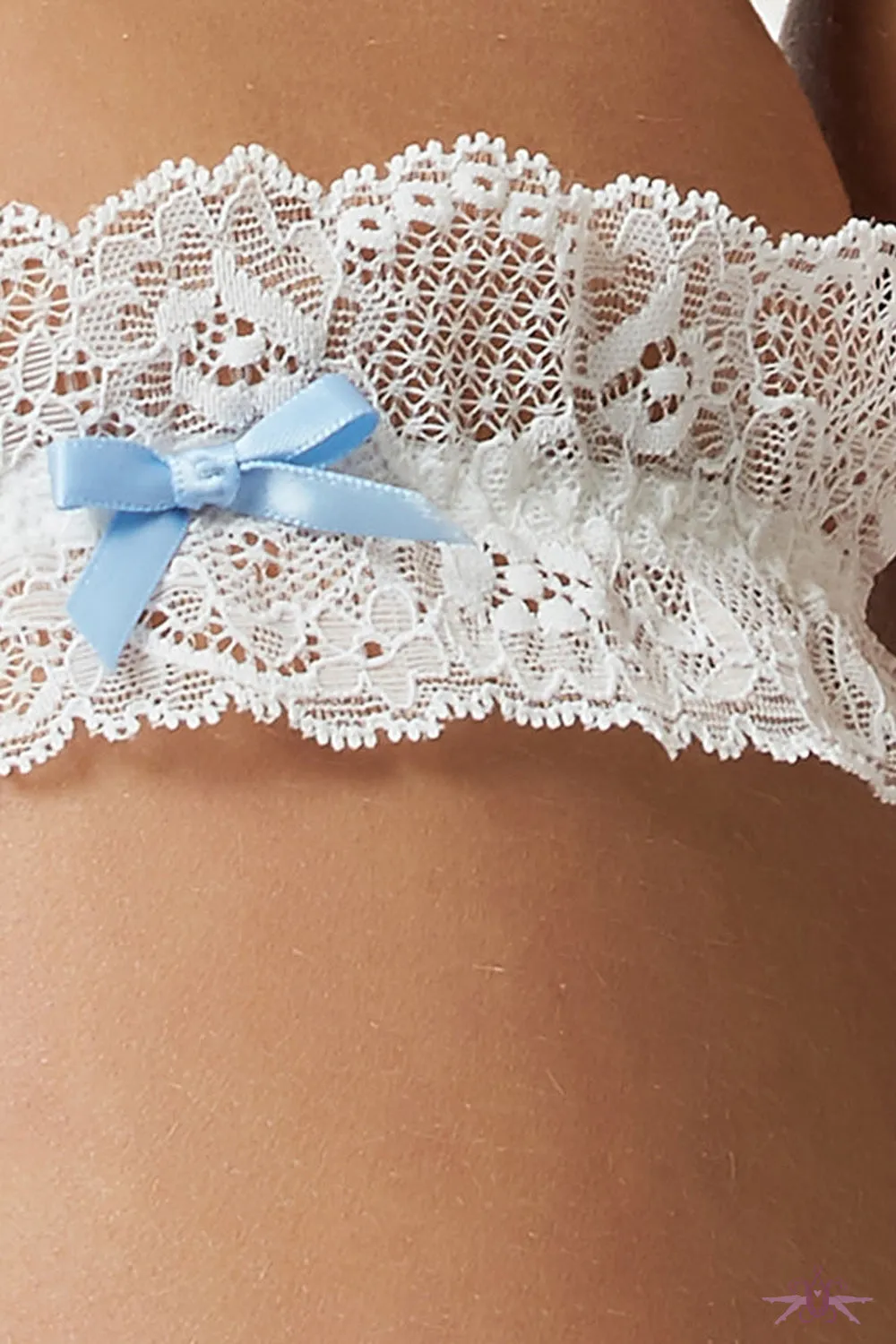 Bluebella Bridal White Garter