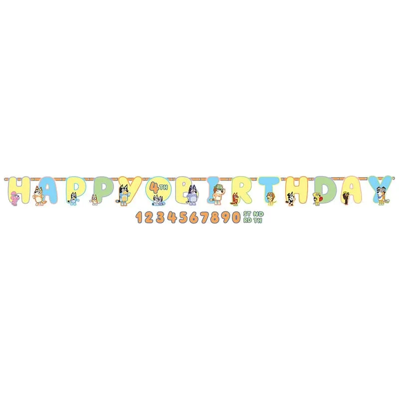 Bluey Jumbo Add an Age Letter Banner