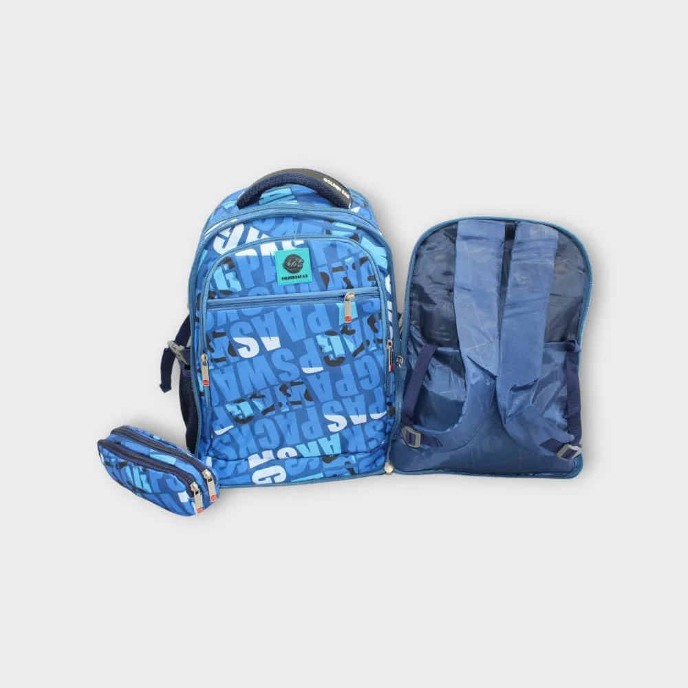 Bluish 20 Inches School Set