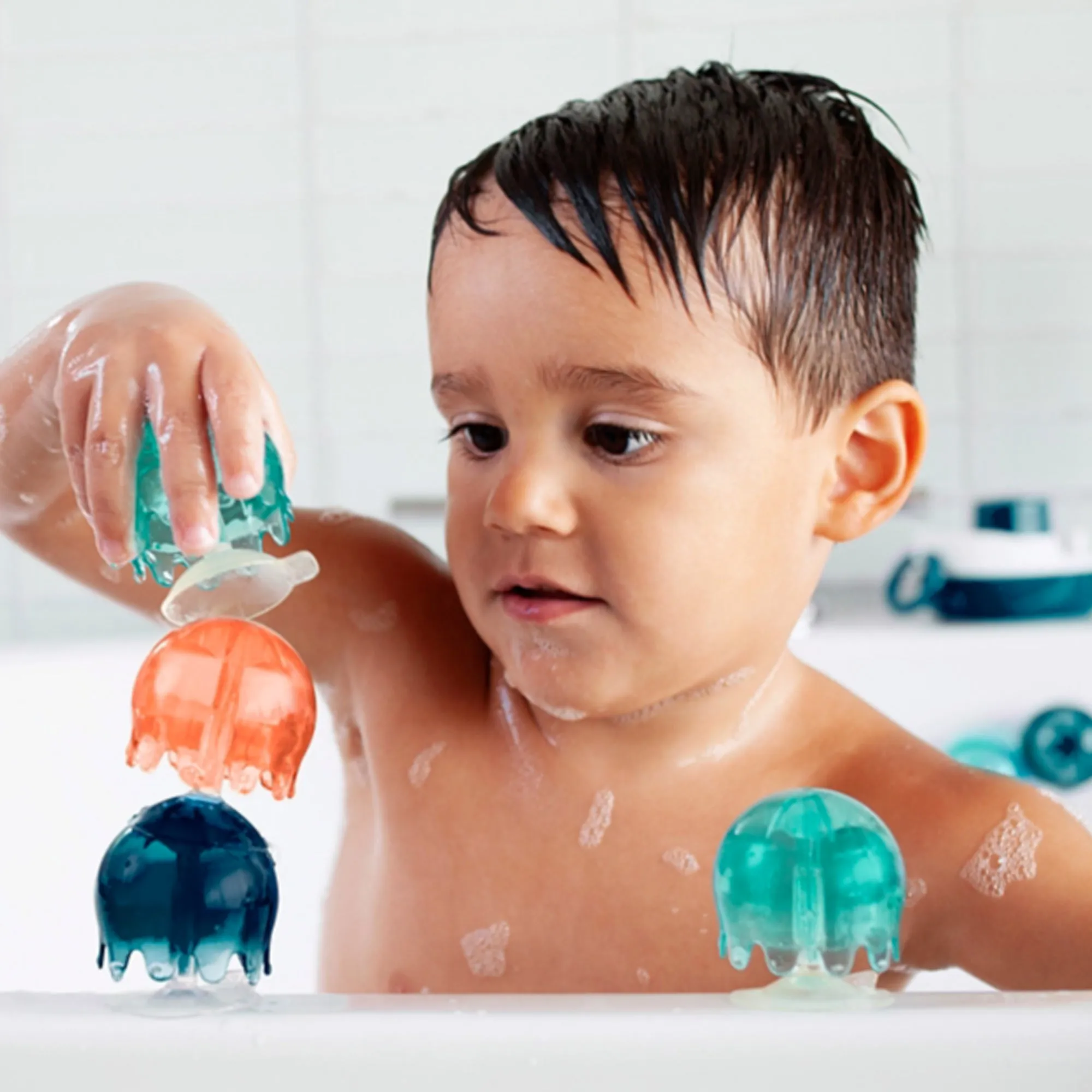 BOON Jellies Suction Cup Bath Toy - Navy