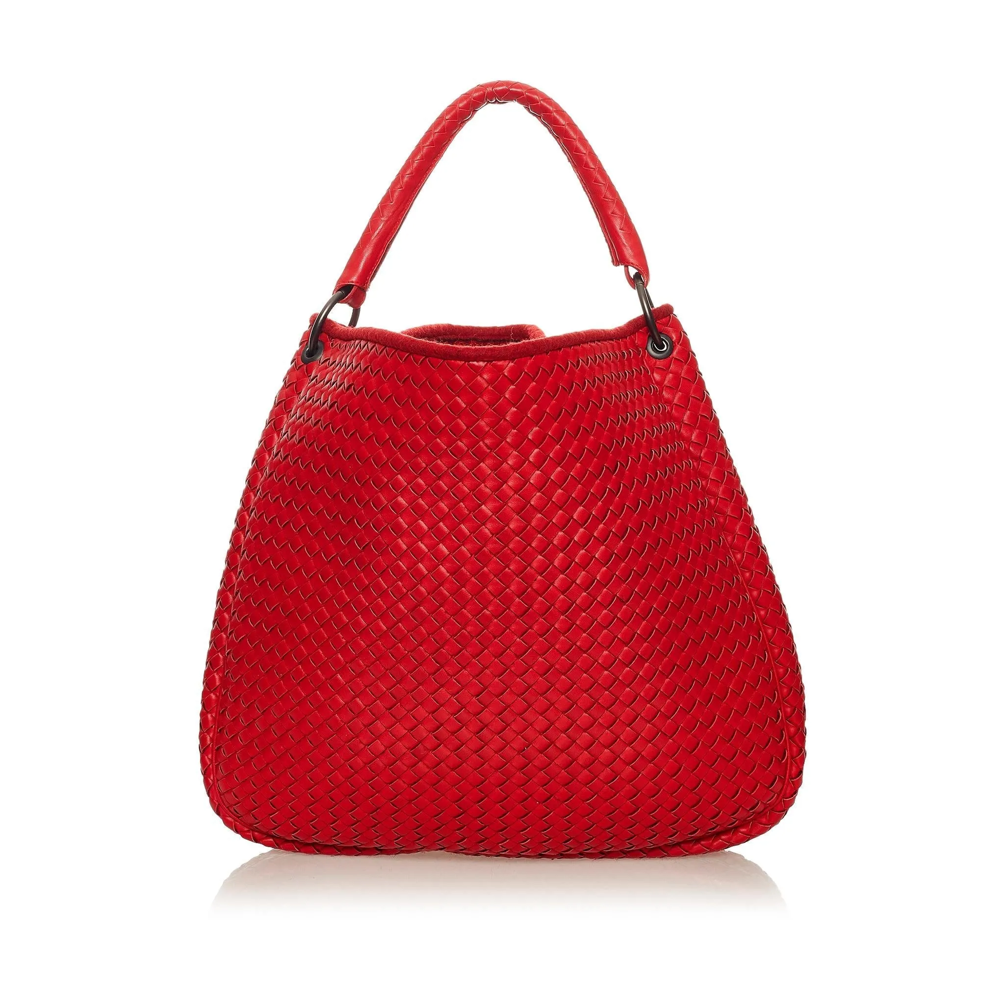 Bottega Veneta Intrecciato Leather Shoulder Bag (SHG-27783)