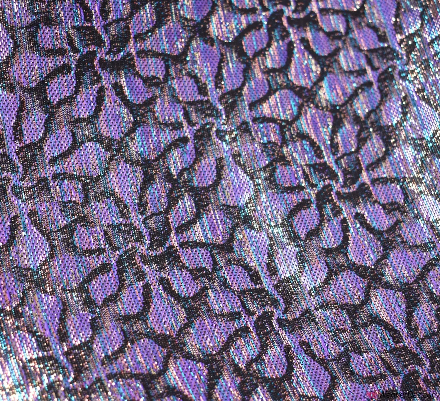 Brocade Fabric - Oregon Floral - Purple