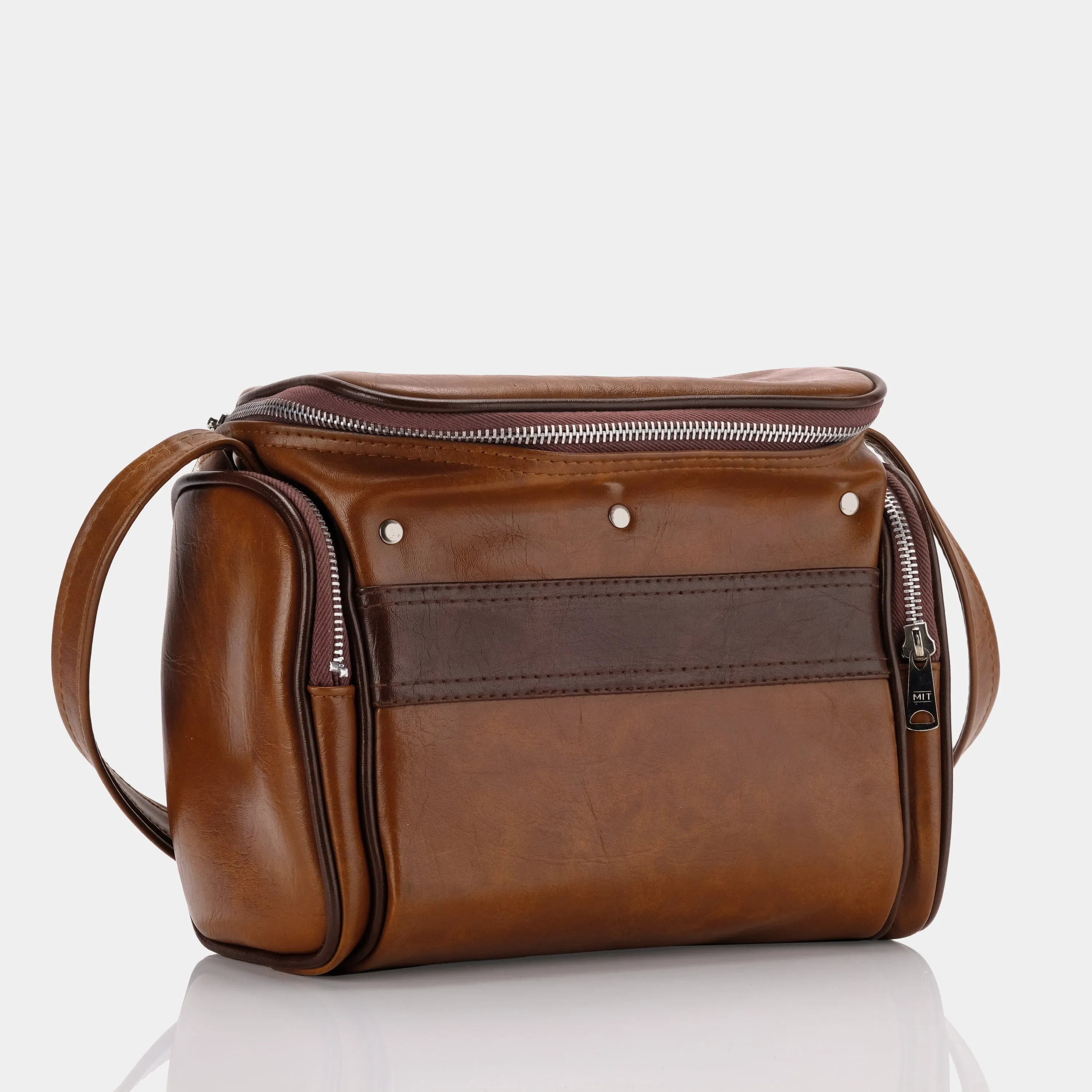 Brown Leather Camera Bag