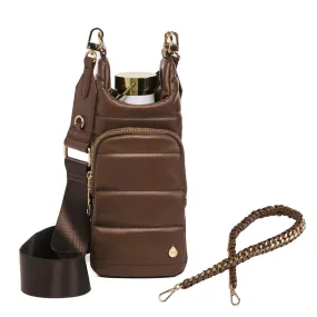 Brown Mocha Vegan Leather HydroBag® with Strap Bundle