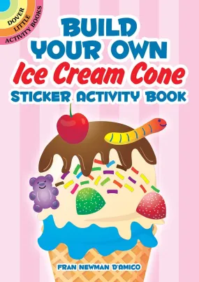 Build Your Own Ice Cream Cone Sticker Activity Book