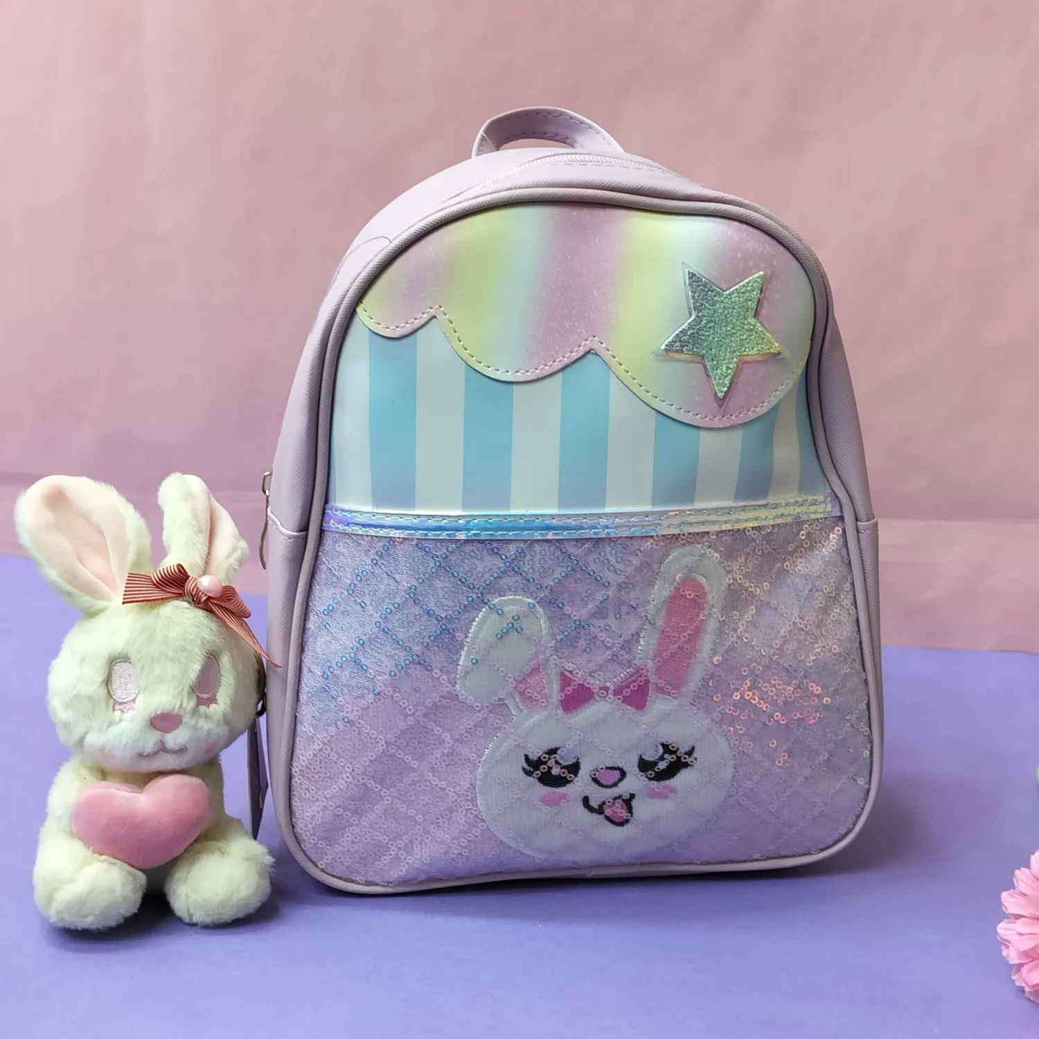 Bunny Fancy Mini Backpack.