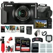 Canon PowerShot G7 X Mark II Digital Camera (1066C001)   2 x 64GB Cards   More