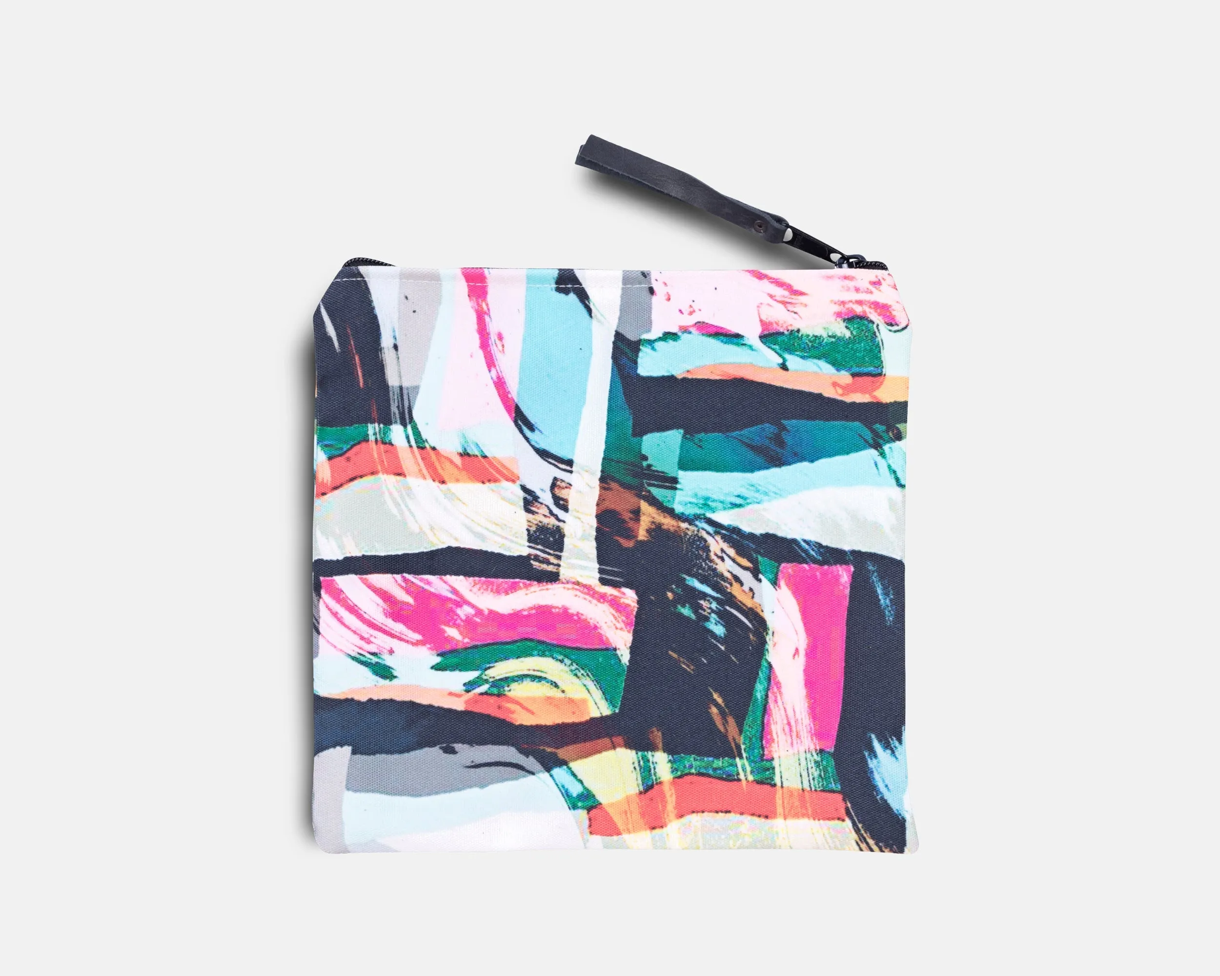 Canvas Bikini Bag - Jungle Abstract Print