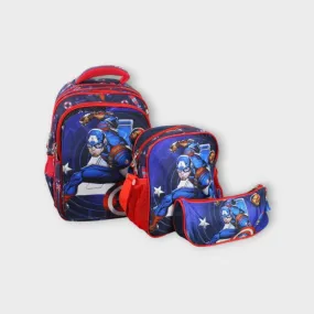 Captain America 15 Inches School Set