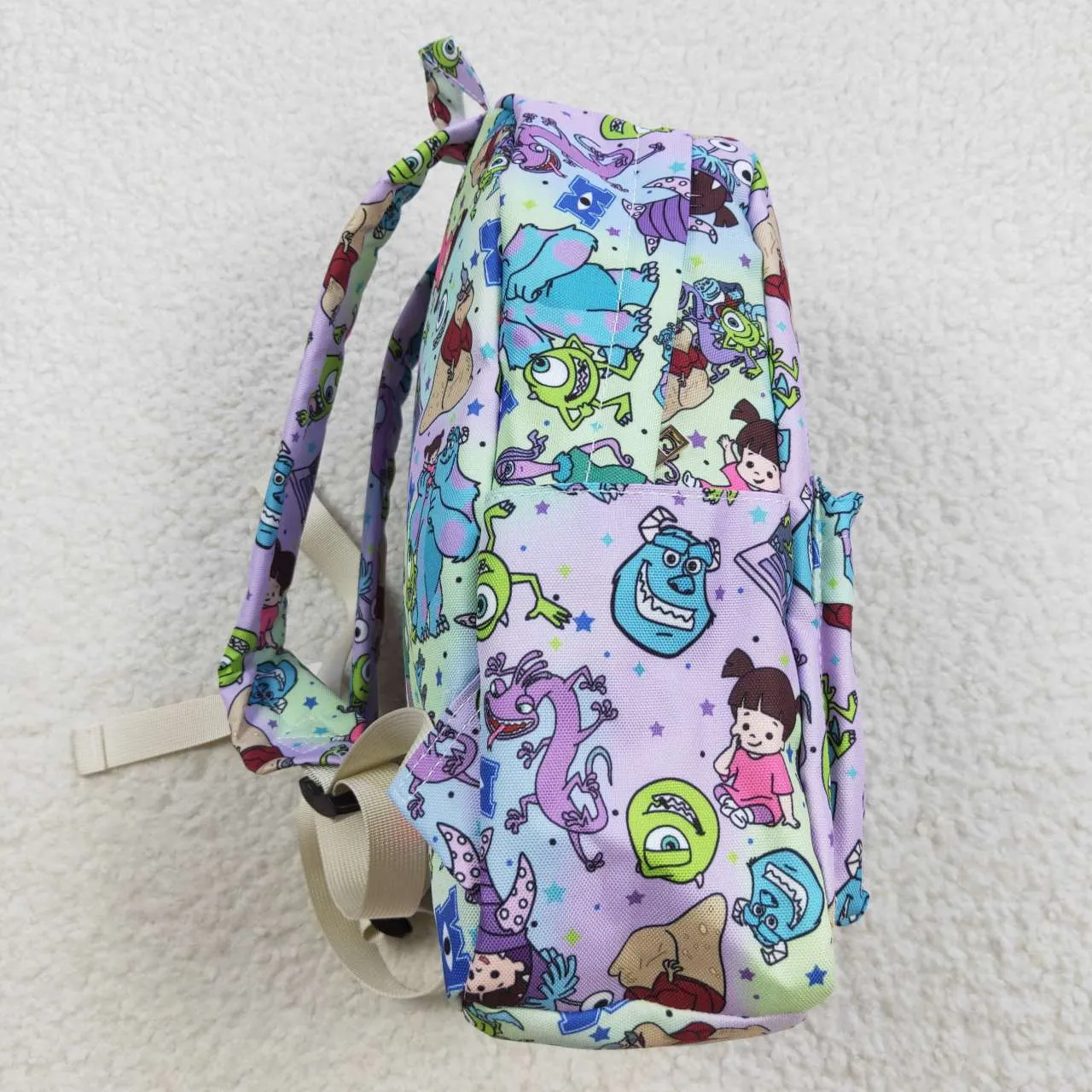 cartoon screen monster backpack bag BA0083