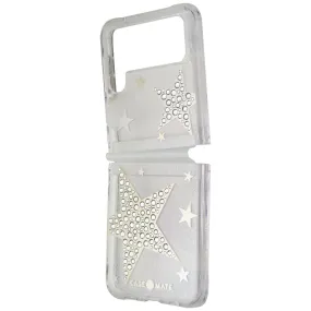 Case-Mate Sheer SuperStar Case for Samsung Galaxy Z Flip3 5G - Silver/Gold/Clear