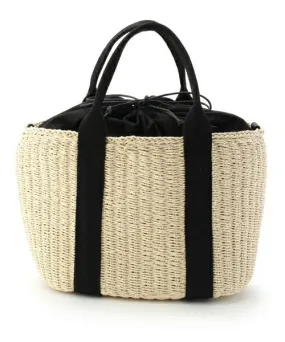 Casual Satchels Rattan Straw Tote Bag